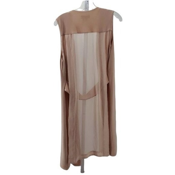 DKNY Pink Sleeveless Sheer Vest Pink - Picture 6 of 7